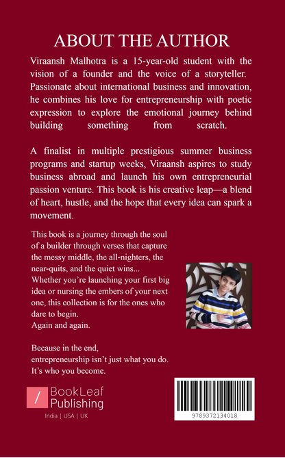 The Teenpreneur's Verse