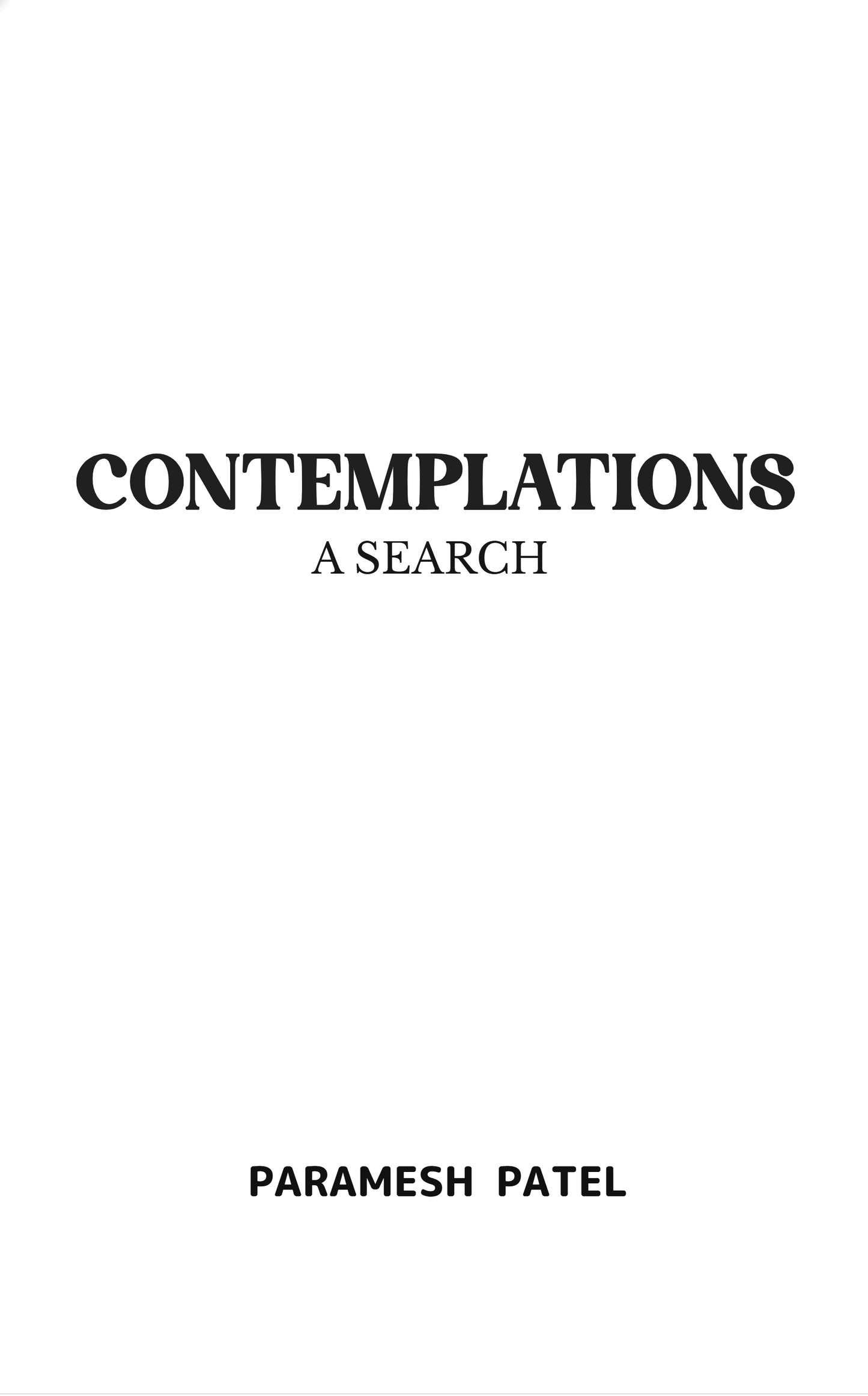 Contemplations