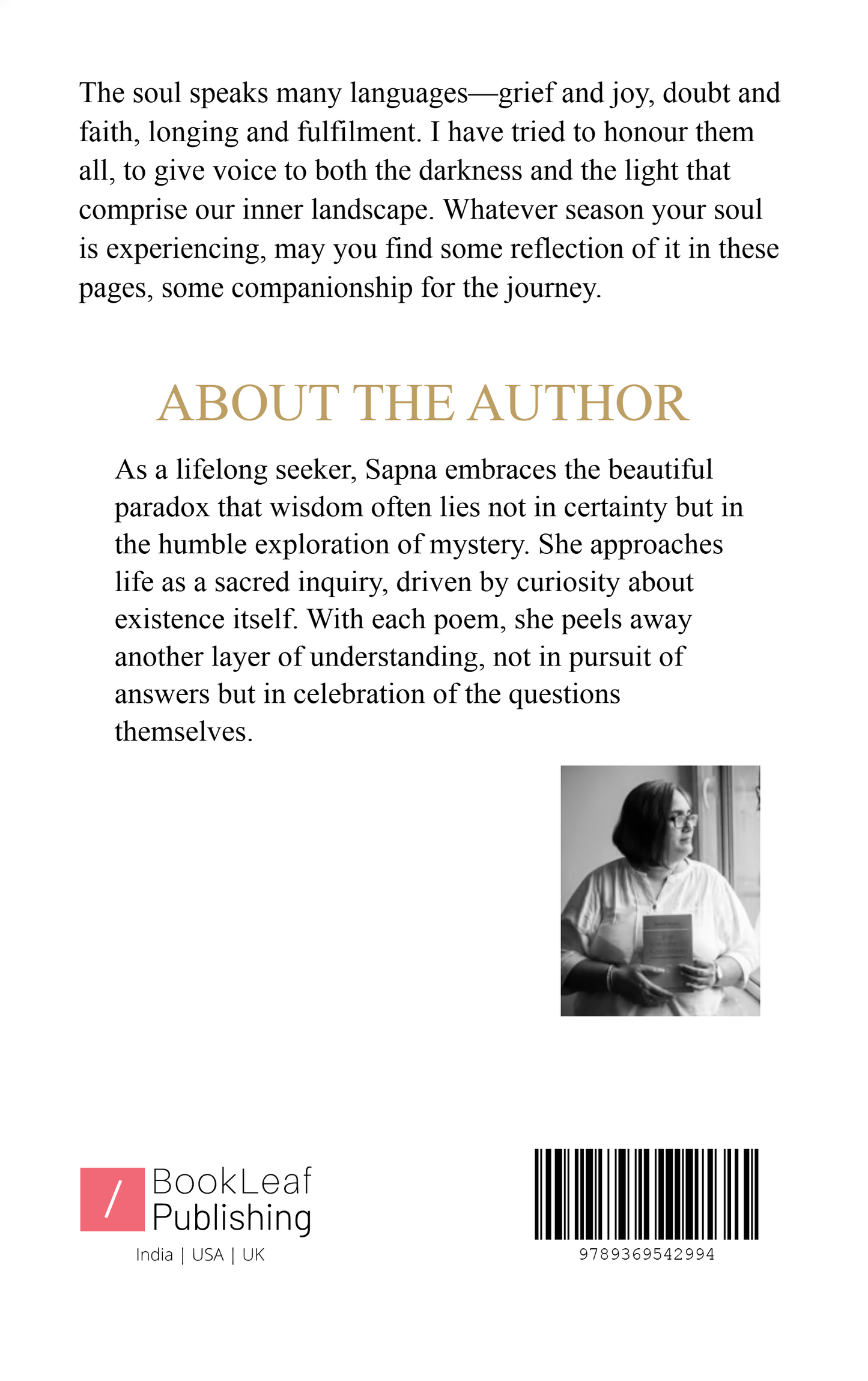 Conversations with my soul