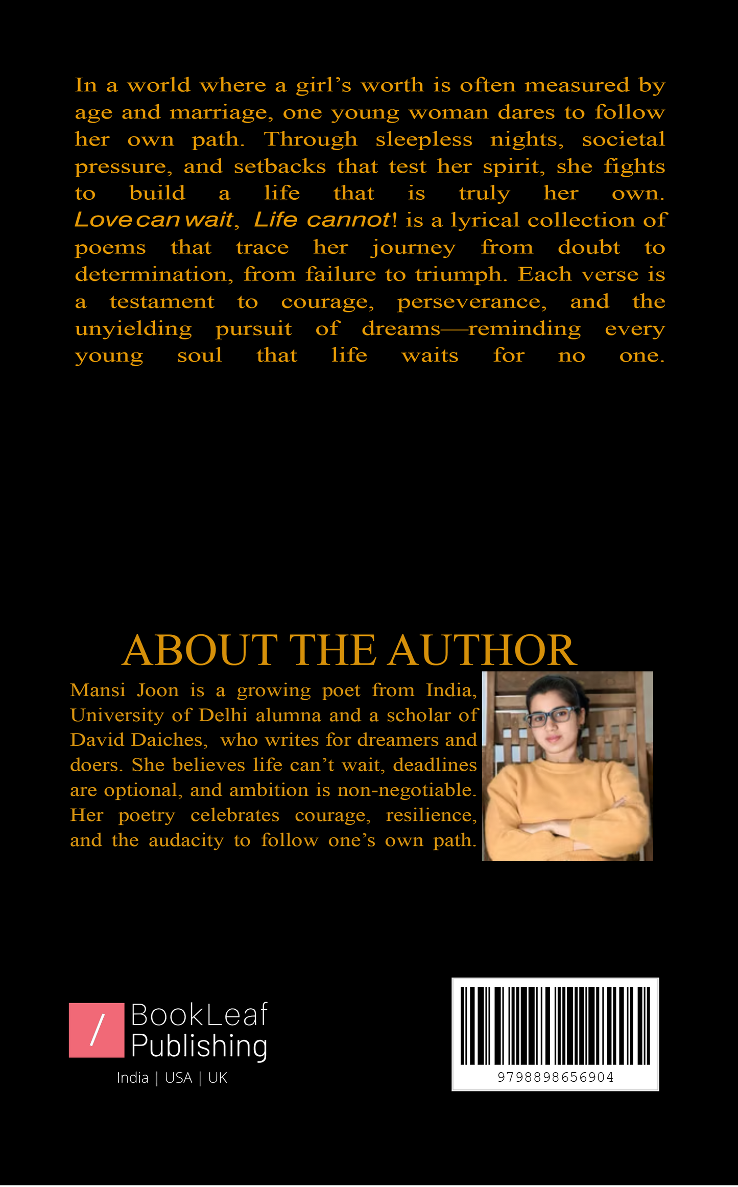 Love can wait , Life cannot