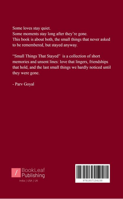 Small Things That Stayed