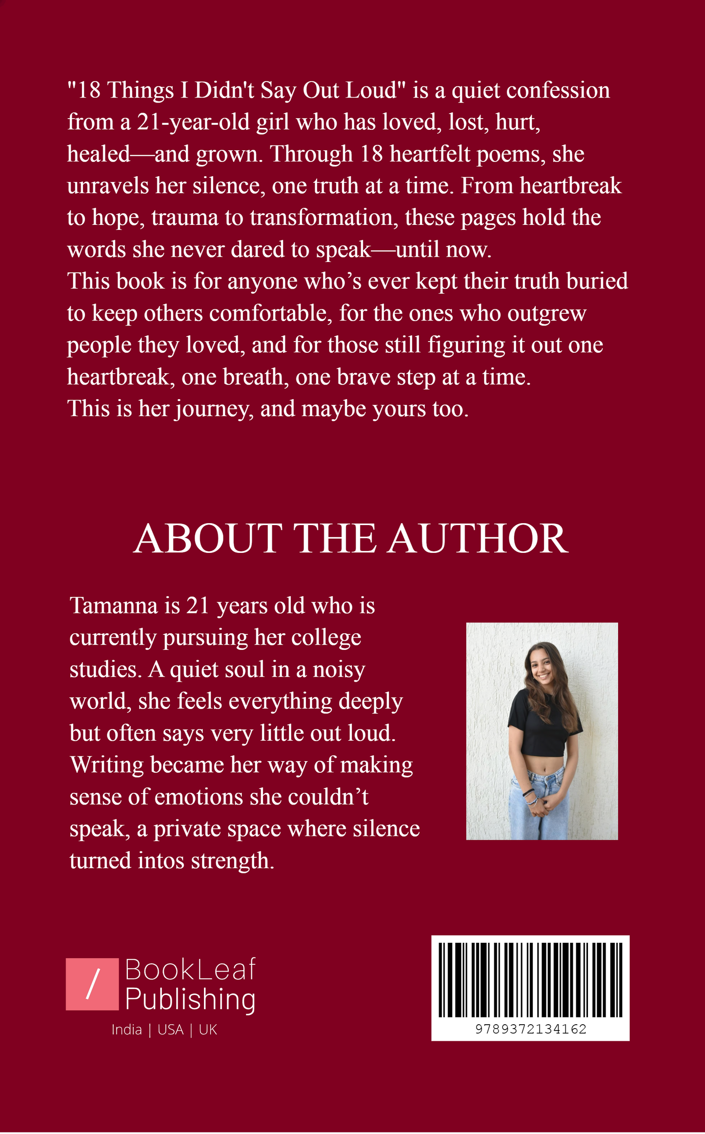 18 Things I didn't say out loud