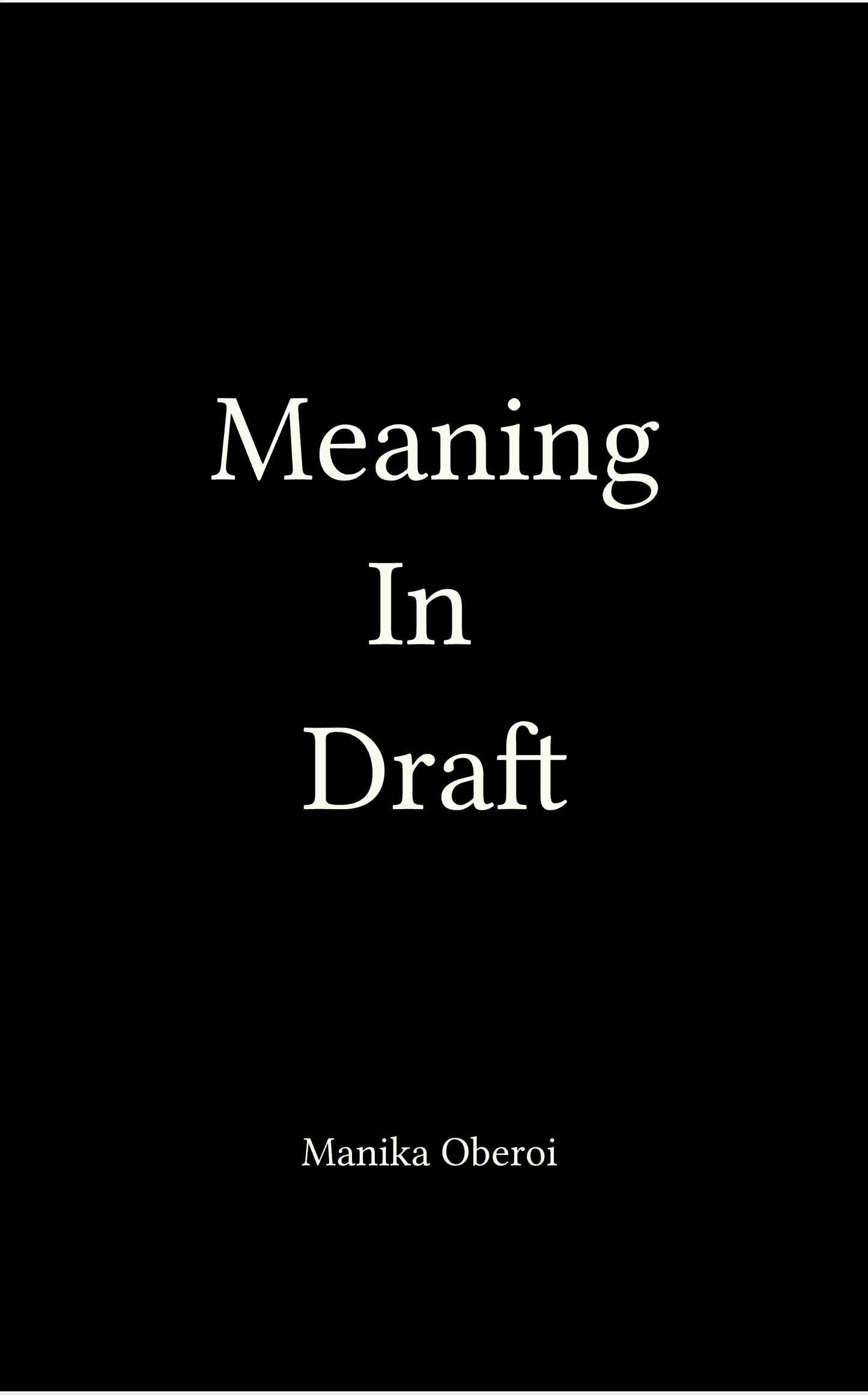 Meaning In Draft