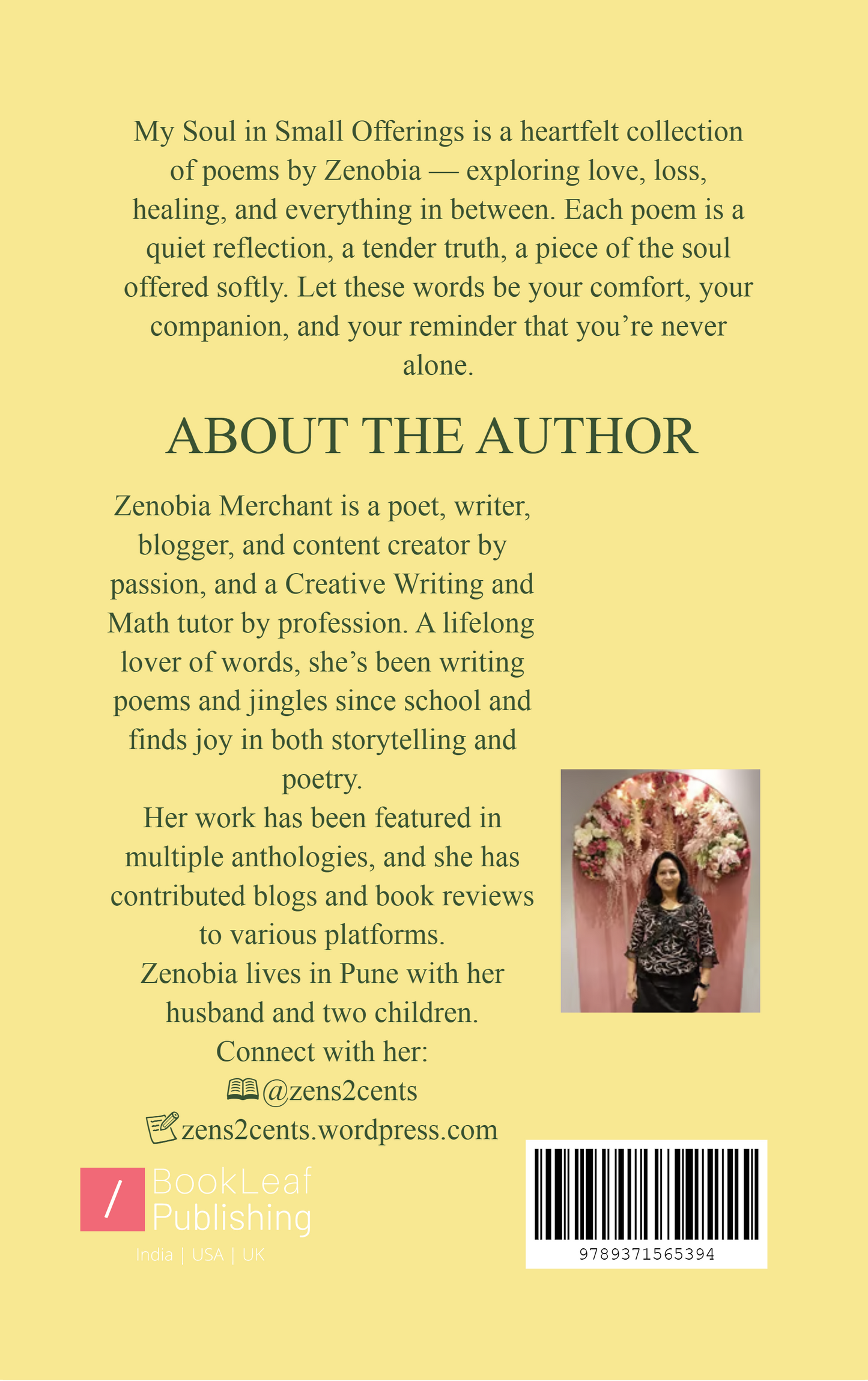 My Soul in Small Offerings