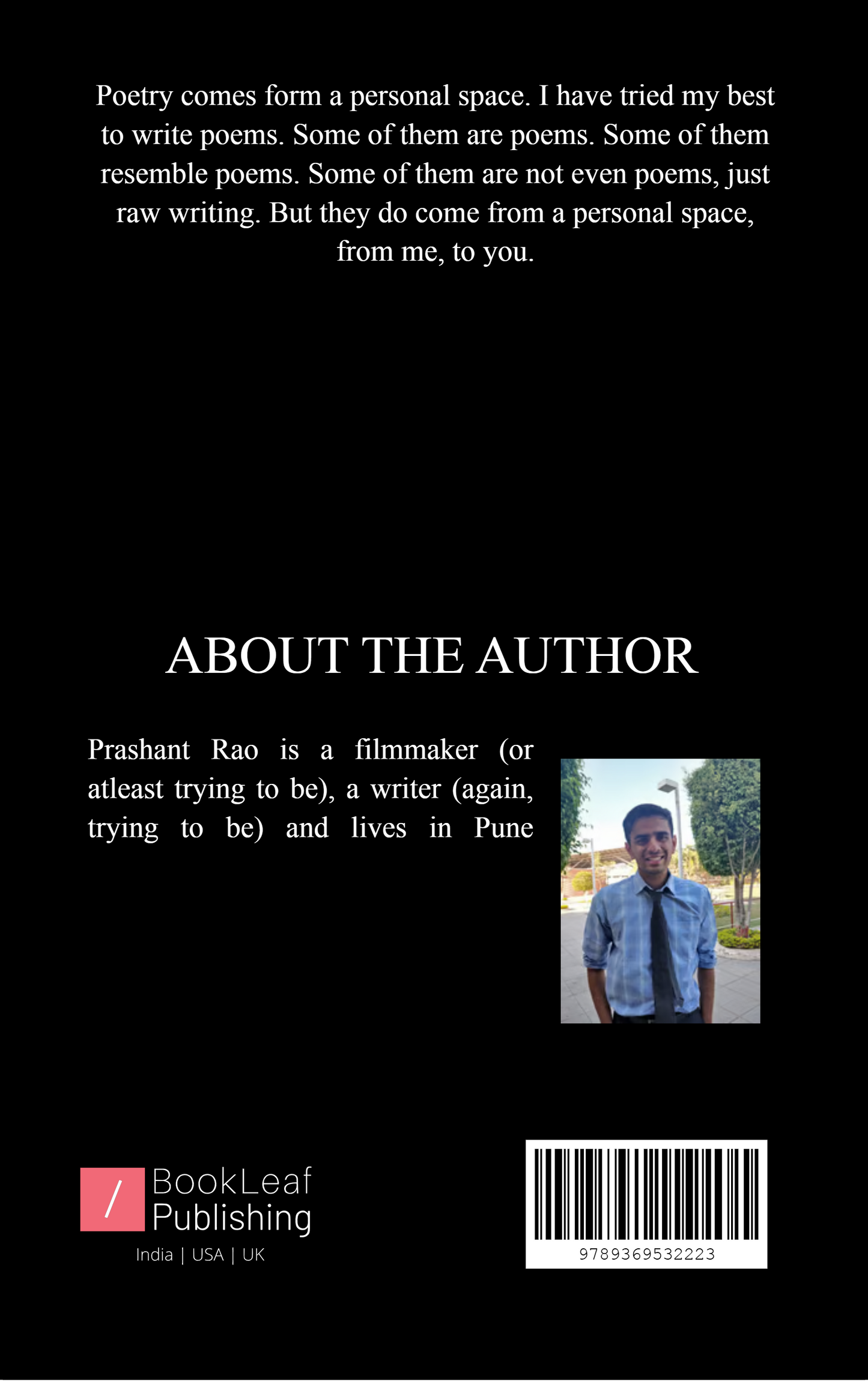 I can't write poetry