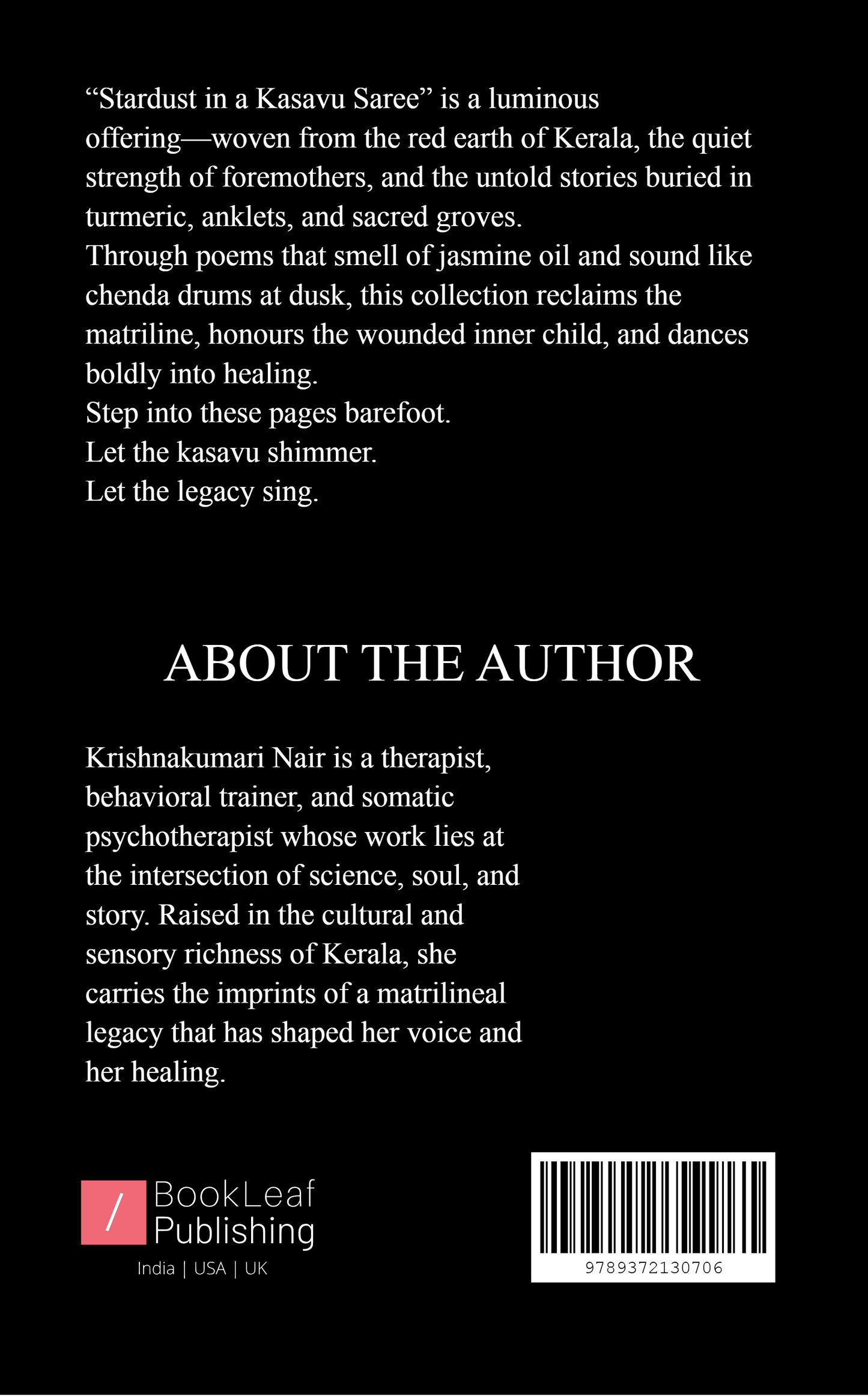 Stardust in a Kasavu Saree