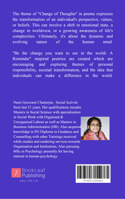 Thoughts of Change  बदलाव के विचार