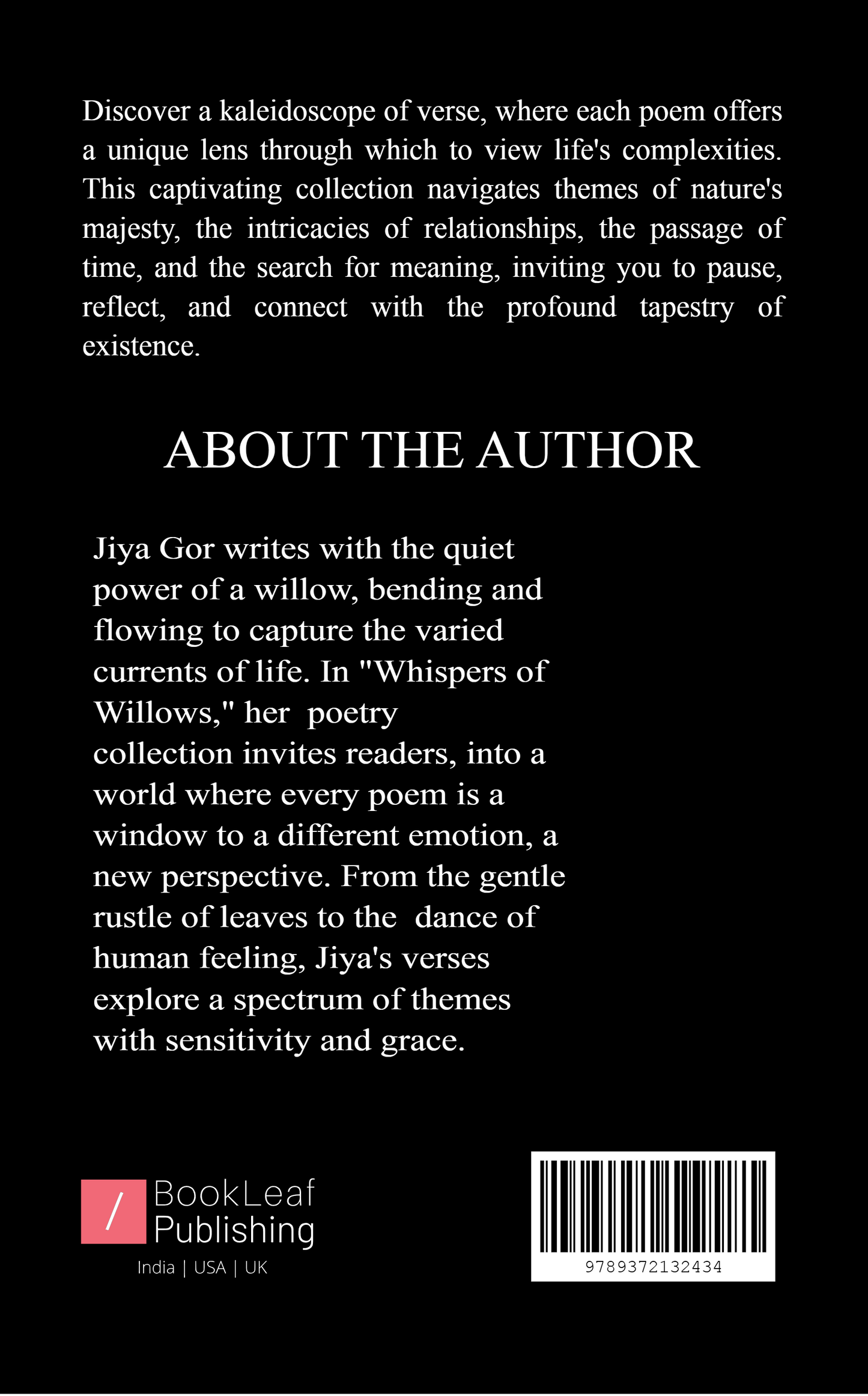 Whispers of willow : A collection of verse