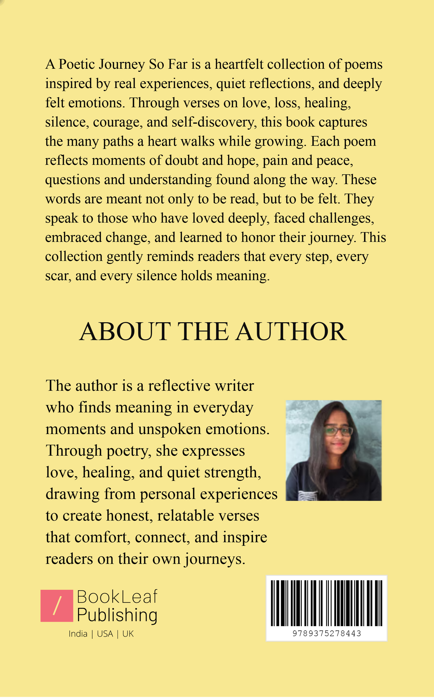 A Poetic Journey So Far