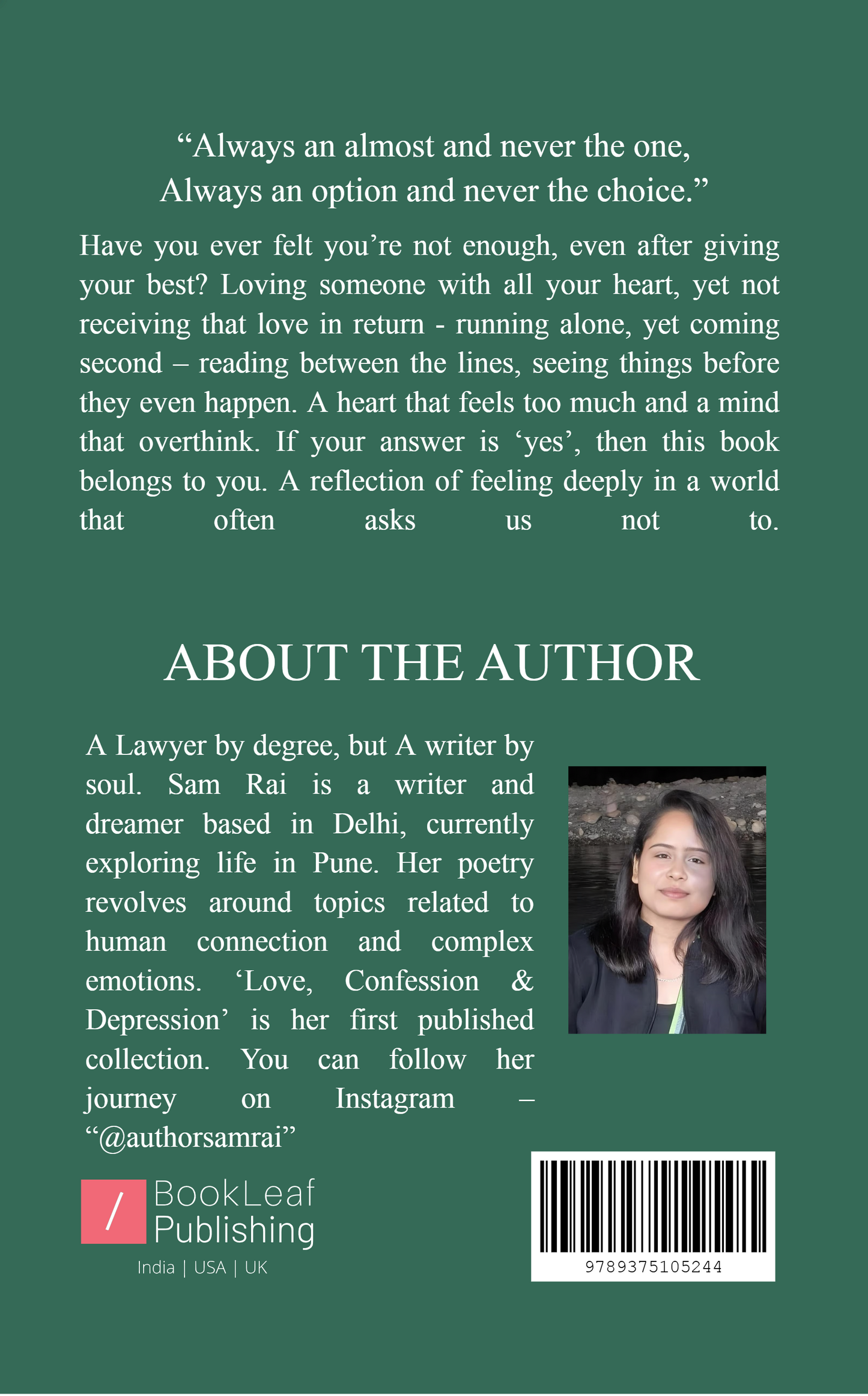 Love, Confession & Depression