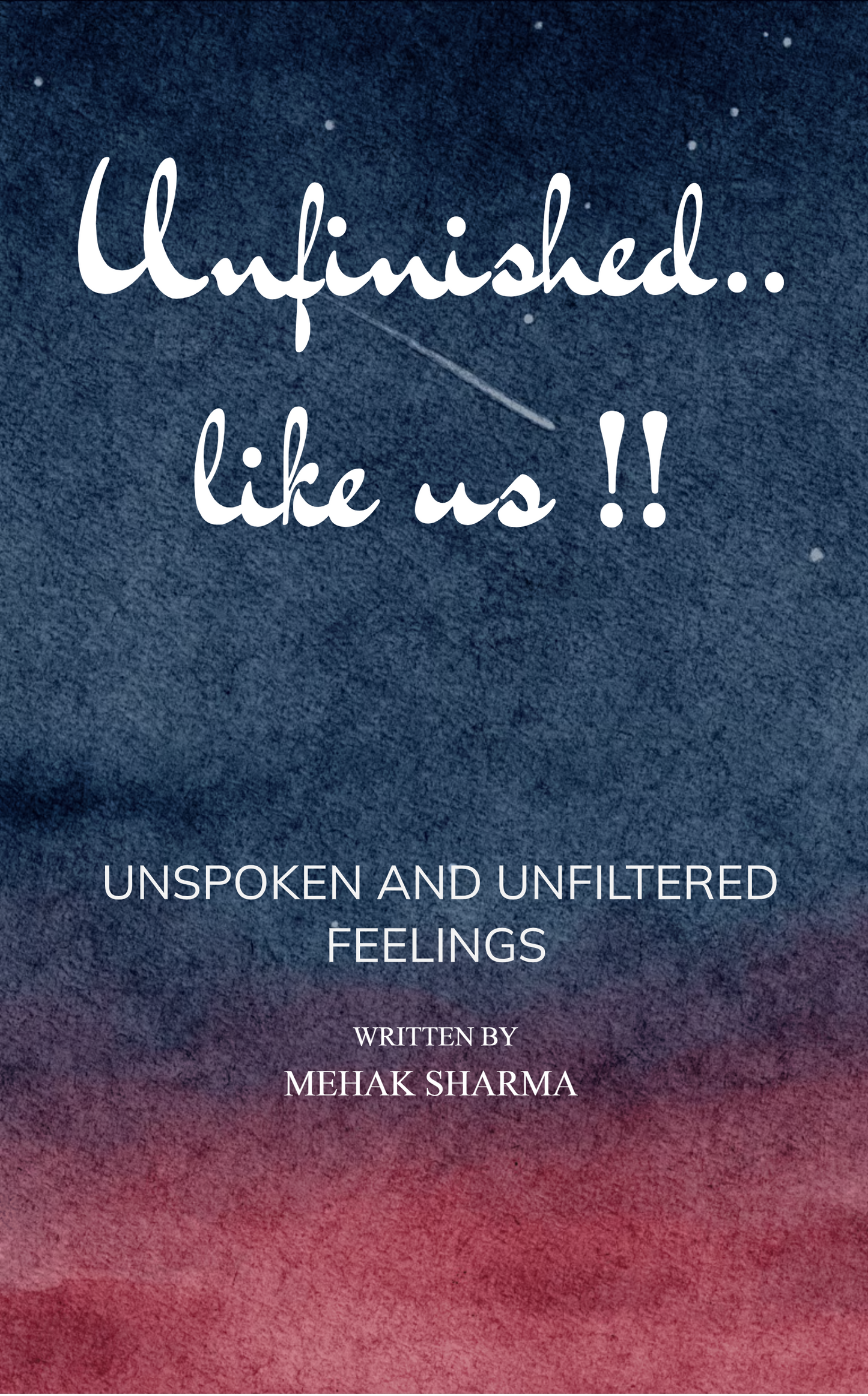 Unfinished… Like Us !!