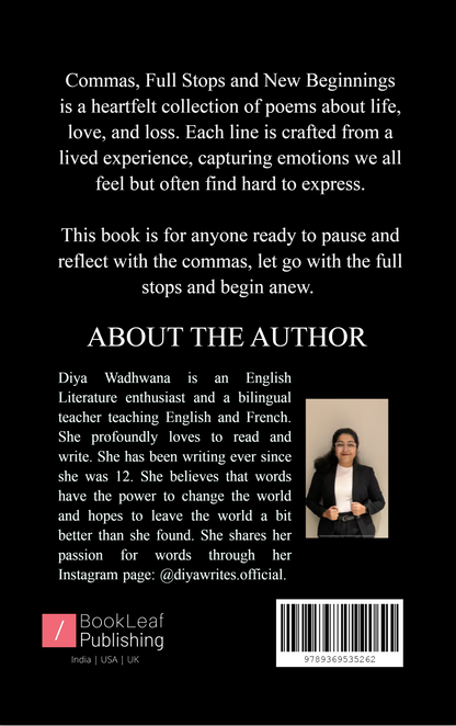 Commas, Full Stops and New Beginnings