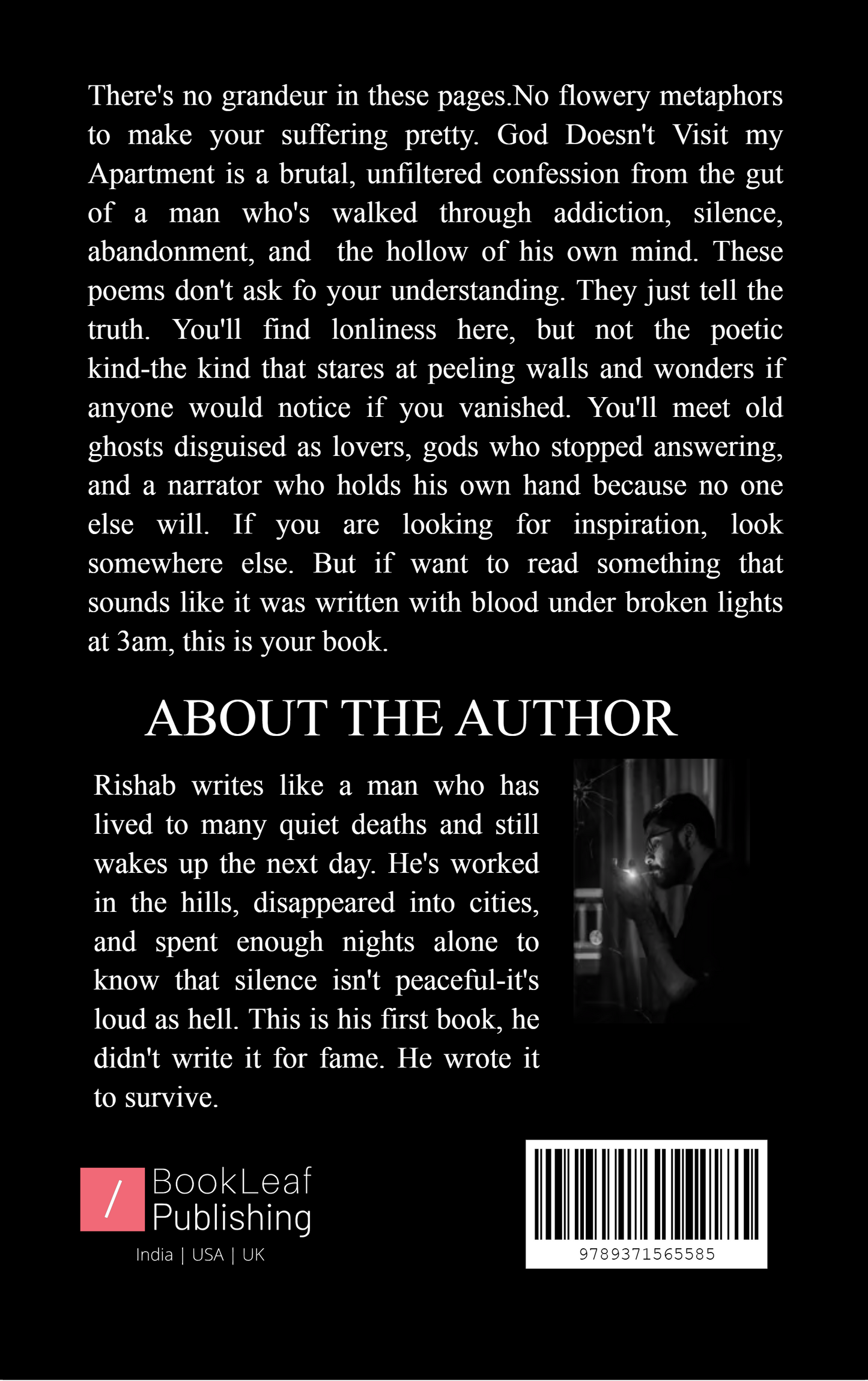 God doesn't visit my apartment