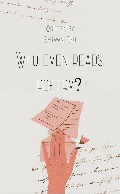 Who even reads poetry?
