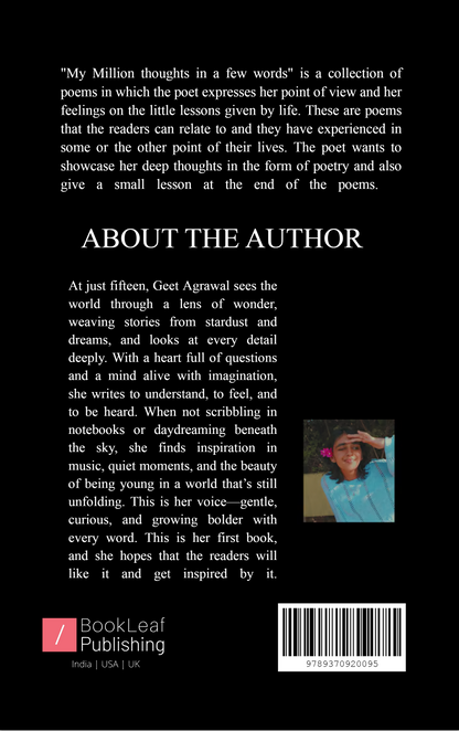 My Million thoughts in a few words